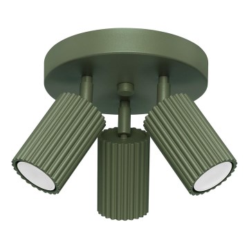Φωτιστικό σποτ KARBON 3xGU10/10W/230V πράσινο