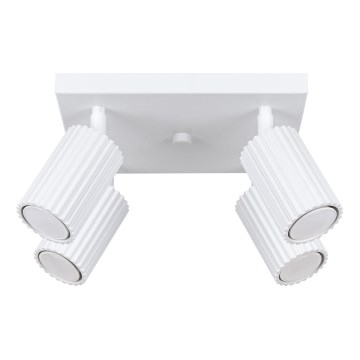 Φωτιστικό σποτ KARBON 4xGU10/10W/230V λευκό