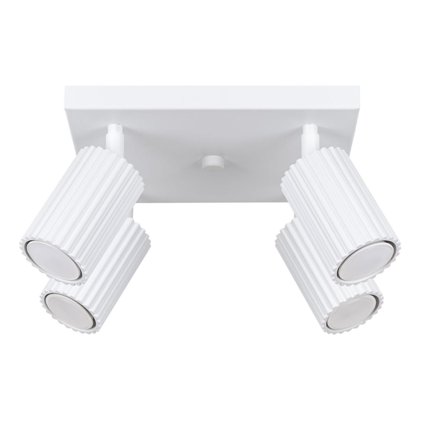 Φωτιστικό σποτ KARBON 4xGU10/10W/230V λευκό