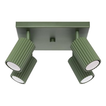Φωτιστικό σποτ KARBON 4xGU10/10W/230V πράσινο