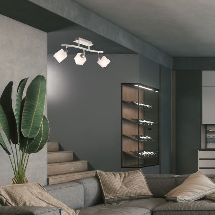 Φωτιστικό σποτ KLARA 3xE14/60W/230V ματ χρώμιο