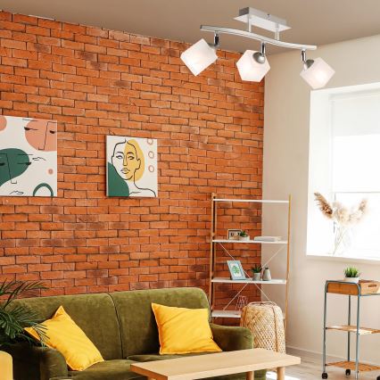 Φωτιστικό σποτ KLARA 3xE14/60W/230V ματ χρώμιο