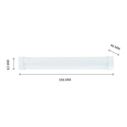 Φωτιστικό σποτ Κουζίνας LED για κάτω από το ντουλάπι AQUATICA LED/15W/230V 4000K IP44