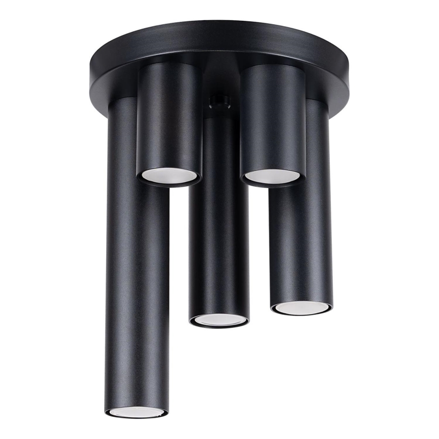 Φωτιστικό σποτ LAGOS 5xGU10/10W/230V μαύρο