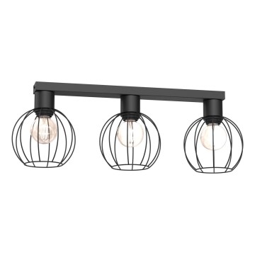 Φωτιστικό σποτ LAPS 3xE27/15W/230V μαύρο