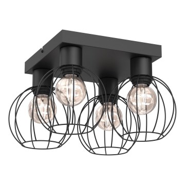 Φωτιστικό σποτ LAPS 4xE27/15W/230W μαύρο