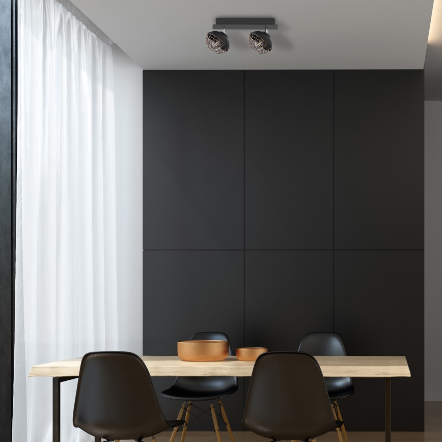 Φωτιστικό σποτ LOGAN 2xE14/40W/230V