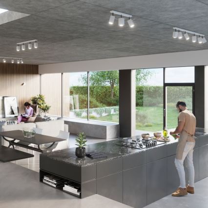 Φωτιστικό σποτ MERIDA 6xGU10/40W/230V λευκό