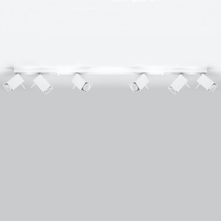 Φωτιστικό σποτ MERIDA 6xGU10/40W/230V λευκό