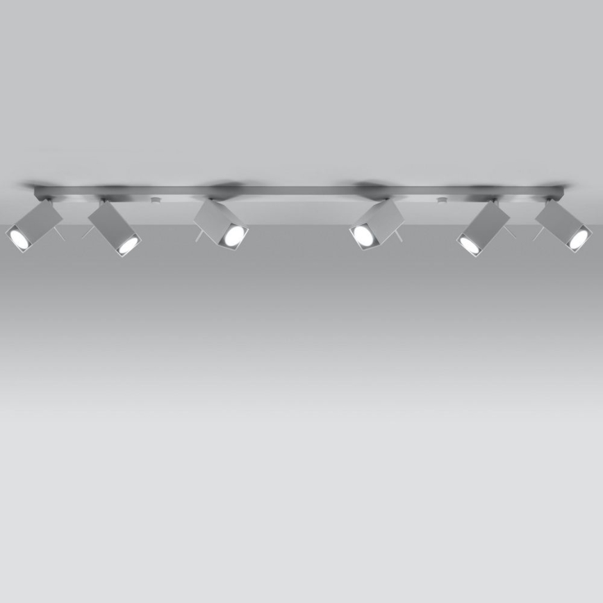 Φωτιστικό σποτ MERIDA 6xGU10/40W/230V λευκό