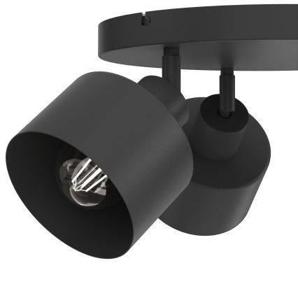 Φωτιστικό σποτ PARKLA 3xE27/15W/230V μαύρο