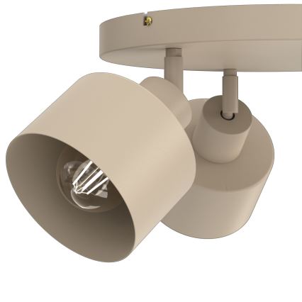 Φωτιστικό σποτ PARKLA 3xE27/15W/230V μπεζ