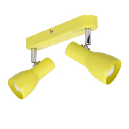 Φωτιστικό σποτ PICARDO 2xE14/40W/230V κίτρινο