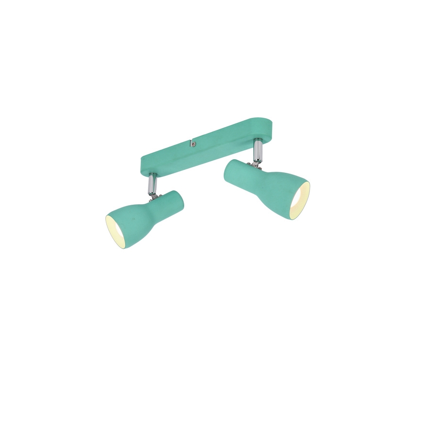 Φωτιστικό σποτ PICARDO 2xE14/40W/230V τουρκουάζ