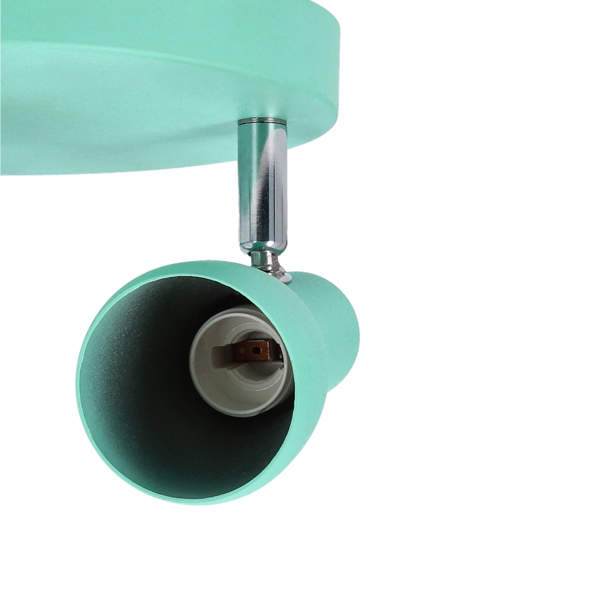 Φωτιστικό σποτ PICARDO 3xE14/40W/230V τουρκουάζ