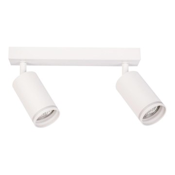 Φωτιστικό σποτ PIPE 2xGU10/10W/230V λευκό