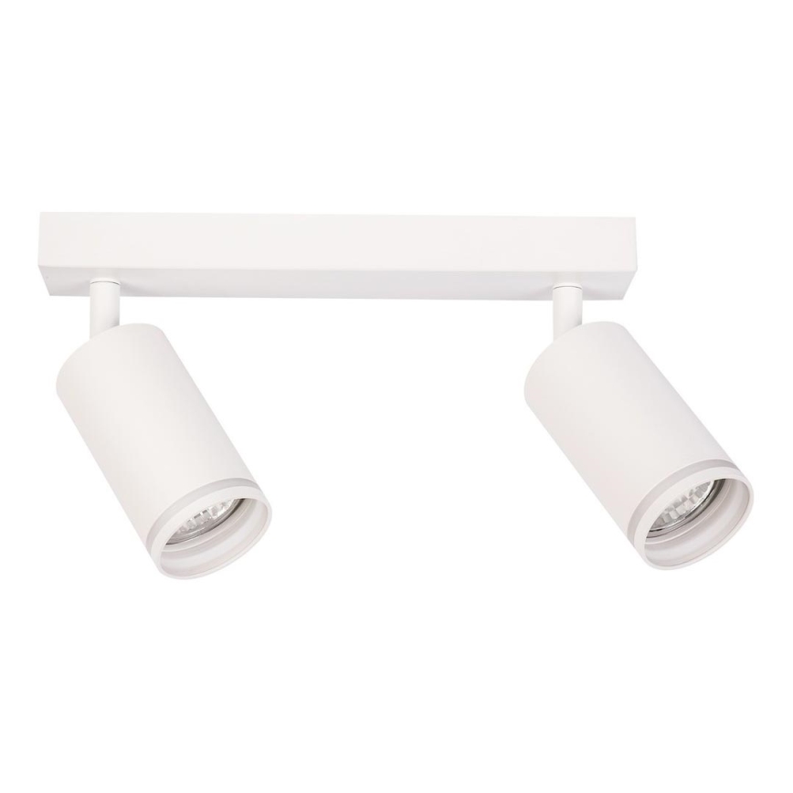 Φωτιστικό σποτ PIPE 2xGU10/10W/230V λευκό