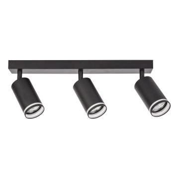 Φωτιστικό σποτ PIPE 3xGU10/10W/230V μαύρο