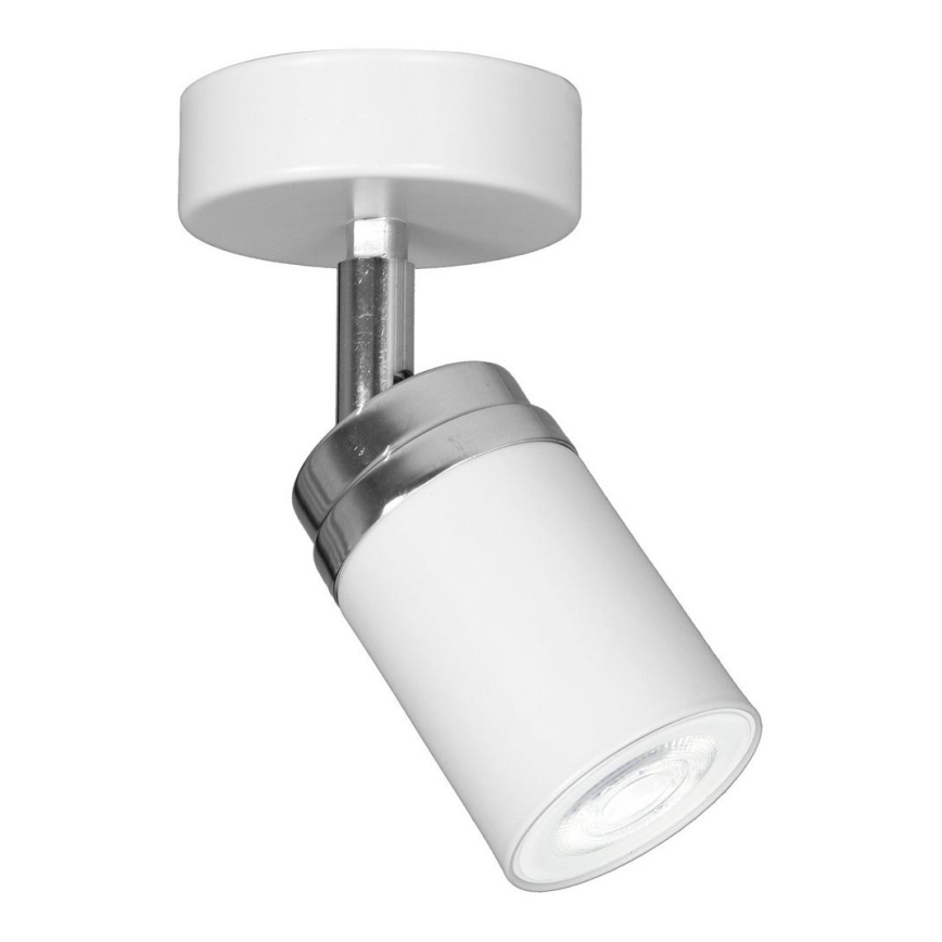 Φωτιστικό σποτ RENO 1xGU10/8W/230V λευκό/γυαλιστερό χρώμιο