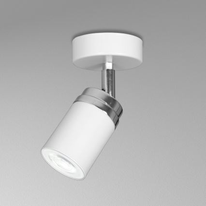 Φωτιστικό σποτ RENO 1xGU10/8W/230V λευκό/γυαλιστερό χρώμιο