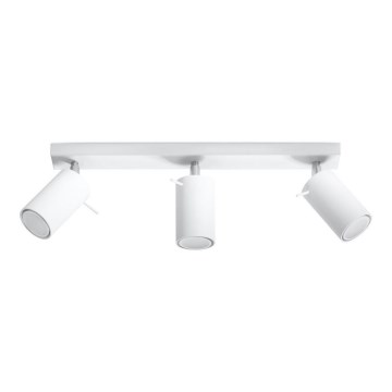 Φωτιστικό σποτ RING 3 3xGU10/40W/230V λευκό