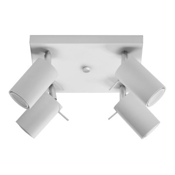 Φωτιστικό σποτ RING 4 4xGU10/10W/230V λευκό