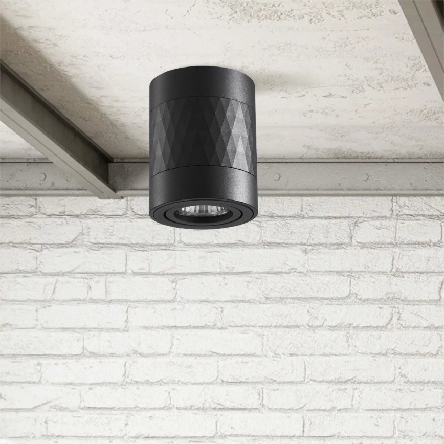 Φωτιστικό σποτ RUBIN 1xGU10/10W/230V μαύρο