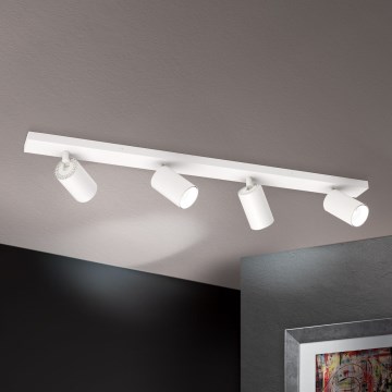 Φωτιστικό σποτ SEAN 4xGU10/13W/230V λευκό