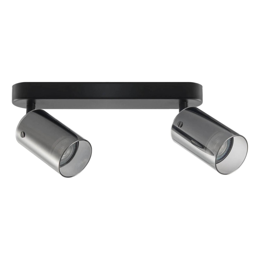 Φωτιστικό σποτ SMOKY 2xGU10/10W/230V μαύρο