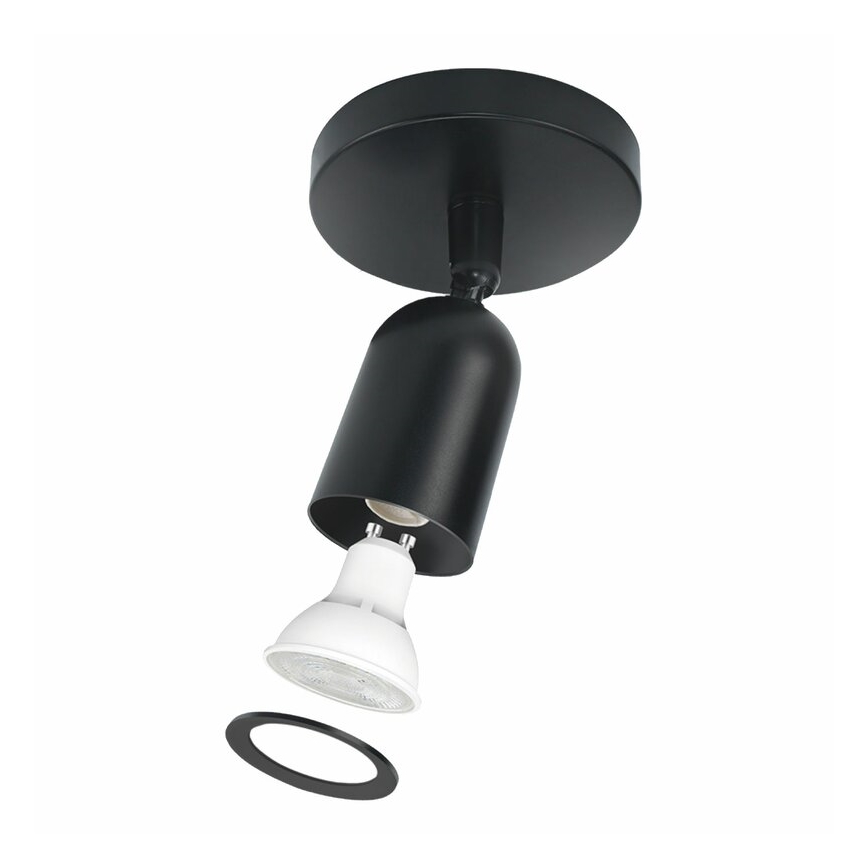 Φωτιστικό σποτ SOLIS 1xGU10/6W/230V μαύρο