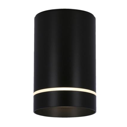 Φωτιστικό σποτ TUBA 1xGU10/15W/230V μαύρο