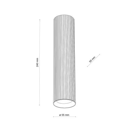 Φωτιστικό σποτ TUNE L 1xGU10/10W/230V 24 cm λευκό