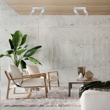 Φωτιστικό σποτ VERTICAL 2xGU10/8W/230V λευκό