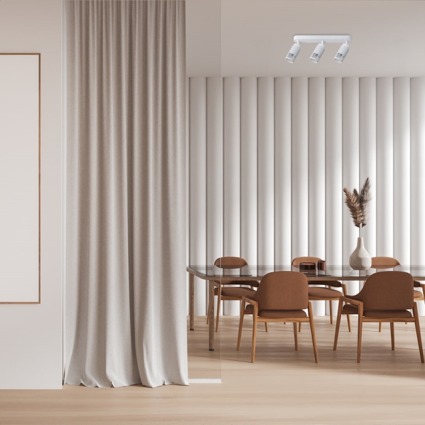 Φωτιστικό σποτ VERTICAL 3xGU10/8W/230V λευκό