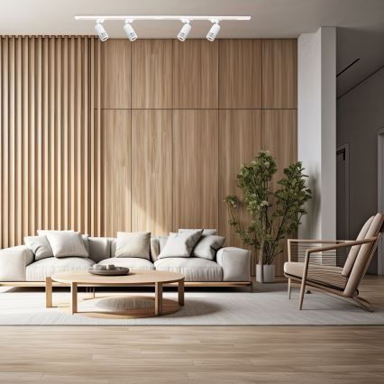 Φωτιστικό σποτ VERTICAL για σύστημα ράγας 1xGU10/8W/230V λευκό