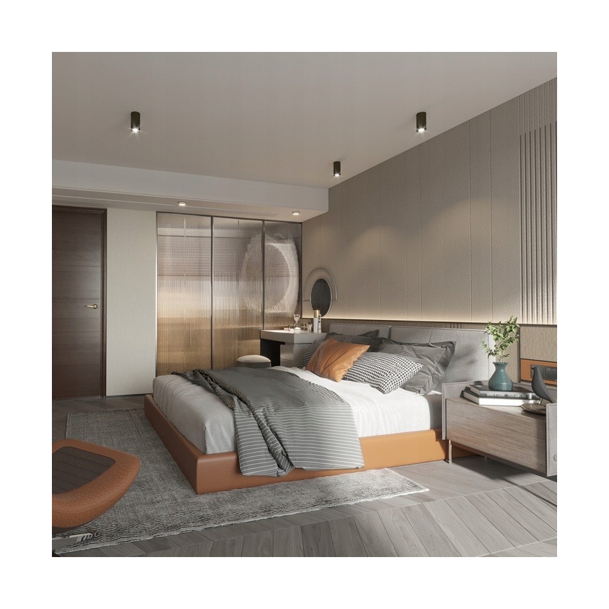 Φωτιστικό σποτ VIVO 1xGX53/10W/230V 10 cm μαύρο