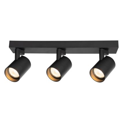 Φωτιστικό σποτ VOLF 3xGU10/10W/230V μαύρο