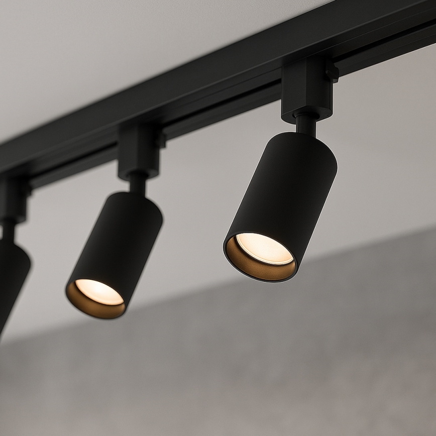 Φωτιστικό σποτ για σύστημα ράγας TIGER 3xGU10/10W/230V, μαύρο