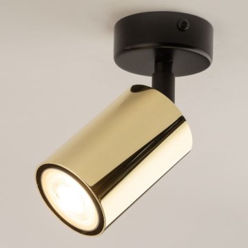 Φωτιστικό σποτ ZOOM 1xGU10/10W/230V χρυσό/μαύρο