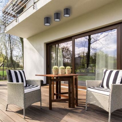 Φωτιστικό σποτ εξωτερικού χώρου OHIO 1xGU10/10W/230V IP54 μαύρο