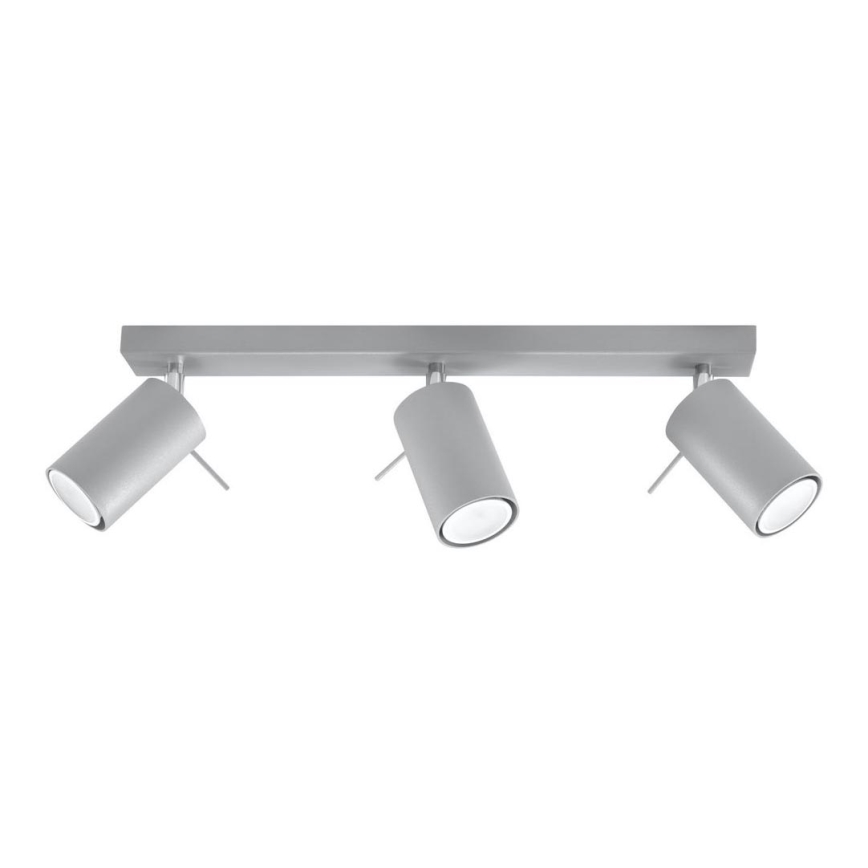 Φωτιστικό σποτ οροφής RING 3xGU10/10W/230V