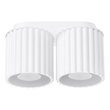 Φωτιστικό σποτ AURA 2xGU10/10W/230V λευκό