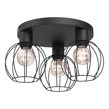 Φωτιστικό σποτ LAPS 3xE27/15W/230W μαύρο