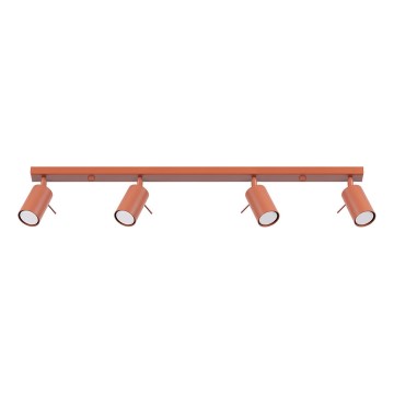 Φωτιστικό σποτ RING 4xGU10/10W/230V κόκκινο