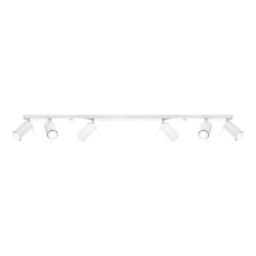 Φωτιστικό σποτ RING 6L 6xGU10/10W/230V λευκό