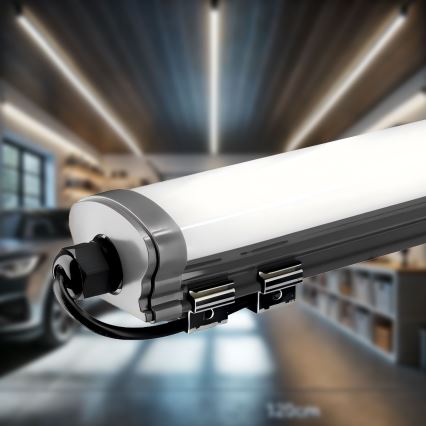 Φωτιστικό πάγκου κουζίνας LED LED/60W/230V 6000K 120 cm IP65 μαύρο