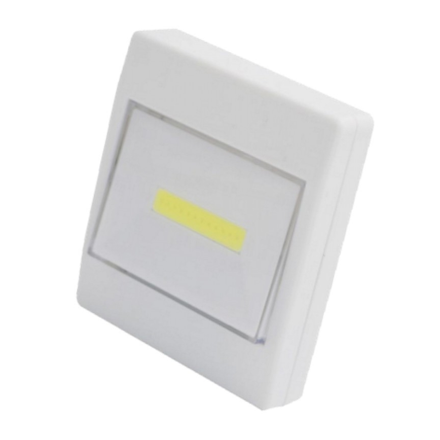 Φωτιστικό προσανατολισμού LED LED/3W/COB/3xAAA