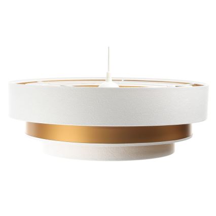 Φωτιστικό οροφής με καλώδιο TRINITI 1xE27/60W/230V λευκό/χρυσό