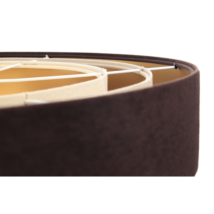 Φωτιστικό οροφής με καλώδιο TRINITI 1xE27/60W/230V καφέ/μπεζ/χρυσό