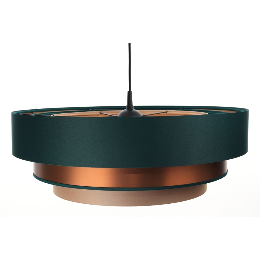 Φωτιστικό οροφής με καλώδιο TRINITI 1xE27/60W/230V πράσινο/χαλκός